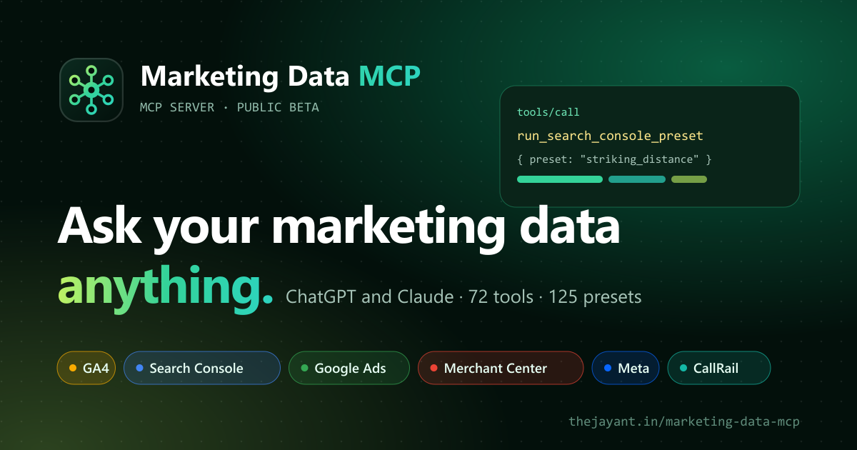 Marketing Data MCP: ask your marketing data anything