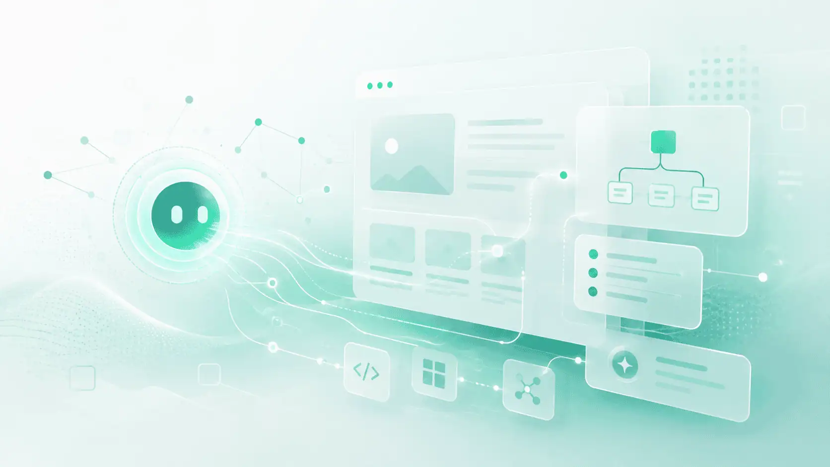AI Agents Are Coming to the Web: Is Your Website Agent-Ready? — illustration of an autonomous agent navigating a website's DOM and accessibility tree
