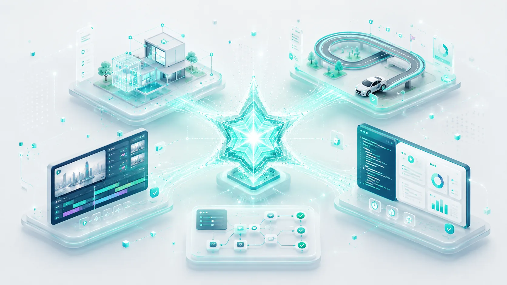Built with GPT-6 Astra — an index of 3D worlds, games, agents and automated workflows people shipped with the model